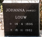 LOUW Johanna 1896-1982