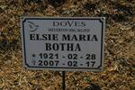 BOTHA Elsie Maria 1921-2007