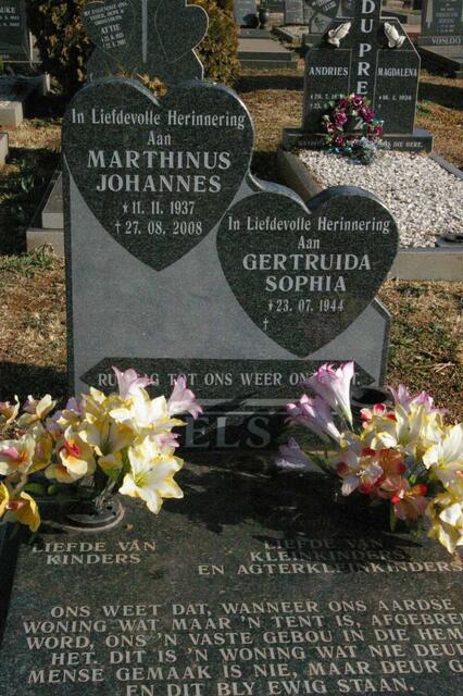 ELS Marthinus Johannes 1937-2008 & Gertruida Sophia 1944-
