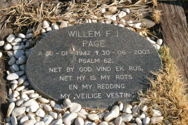 PAGE Willem F.J. 1942-2003