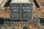 VENTER Hugo Amos 1940-2004 & Beatrice Maria 1940-