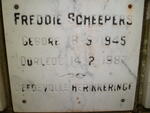 SCHEEPERS Freddie 1945-1987