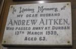 AITKEN Andrew -1939