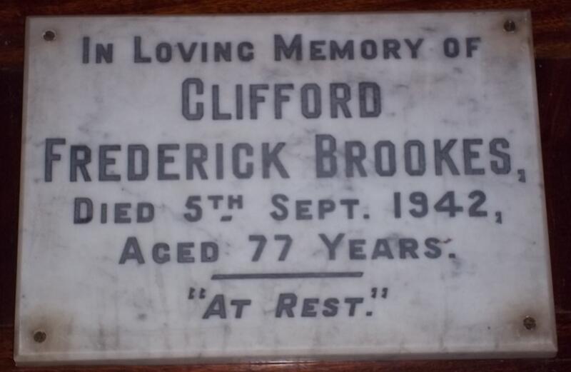 BROOKES Clifford Frederick -1942