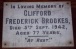 BROOKES Clifford Frederick -1942