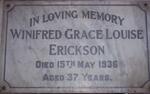ERICKSON Winifred Grace Louise -1936