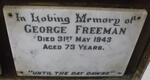 FREEMAN George -1943