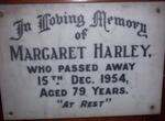 HARLEY Margaret -1954
