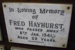 HAYHURST Fred -1941