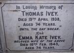 IVEY Thomas -1938 & Emma Kate -1945