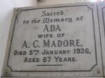 MADORE Ada -1936
