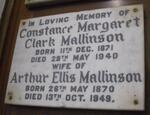 MALLINSON Arthur Ellis 1870-1949 & Constance Margaret Clark 1871-1940