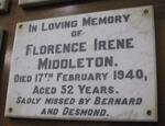 MIDDLETON Florence Irene-1940