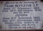 NETTLETON Frank 1867-1949 & Jemima 1868-1940