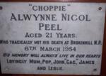 PEEL Alwynne Nicol -1954