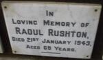 RUSHTON Raoul -1943