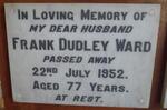 WARD Frank Dudley -1952