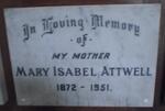 ATTWELL Mary Isabel 1872-1951