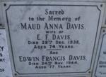 DAVIS Edwin Francis -1944 & Maud Anna -1938