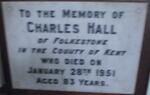 HALL Charles -1951