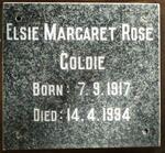 GOLDIE Elsie Margaret Rose 1917-1994
