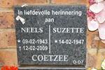 COETZEE Neels 1943-2009 & Suzette 1947-