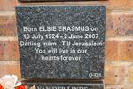 ERASMUS Elsie 1924-2007