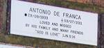 FRANCA Antonio, de 1933-2011
