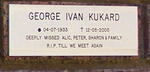 KUKARD George Ivan 1933-2005