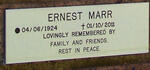 MARR Ernest 1924-2011