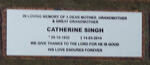 SINGH Catherine 1932-2014