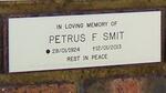 SMIT Petrus F. 1924-2013