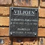 VILJOEN Albertus Johannes 1925-1982 & Isabella 1923-2011