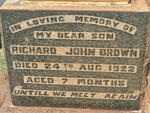 BROWN Richard John -1922