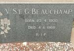 BEAUCHAMP V. St. G, 1900-1968