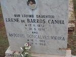 VIEIRA Antonio Goncalves 1965-1965 :: CANHA Erene de Barros 1972-1974