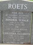 ROETS Hendrik Schalk 1892-1962 & Christina Elizabeth 1905-1983