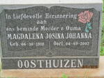 OOSTHUIZEN Magdalena Josina Johanna 1918-2002