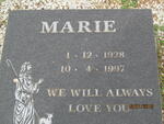 LOTTER Marie 1928-1997