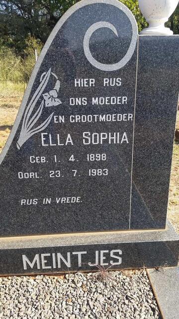 MEINTJES Ella Sophia 1898-1983