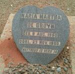 BRUYN Maria Martha, de 1950-1950