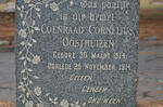 OOSTHUIZEN Coenraad Cornelius 1914-1914