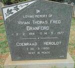 BRANFORD Vivian Thomas Fred 1914-1977 :: HEROLDT Coenraad -1930