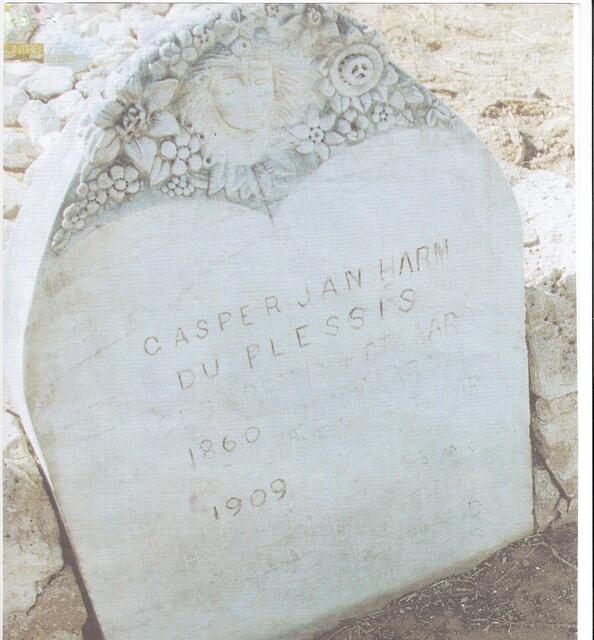 PLESSIS Casper Jan Harm, du 1860-1909