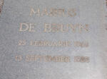 BRUYN Marius, de 1963-1985