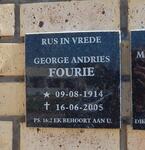 FOURIE George Andries 1914-2005