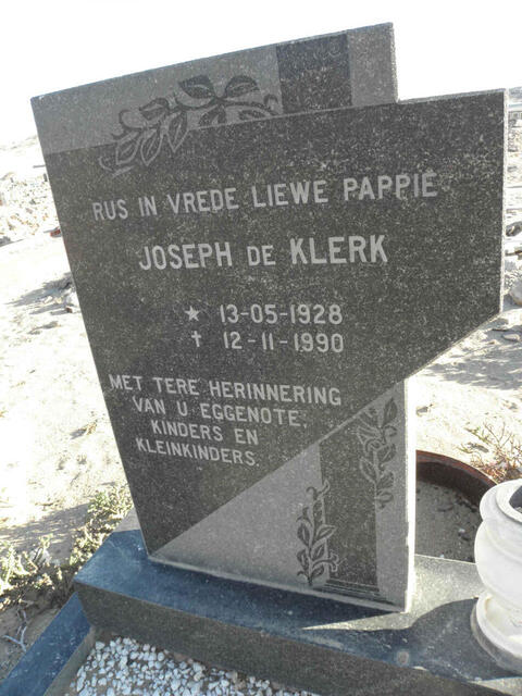 KLERK Joseph, de 1928-1990
