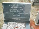 KRIEL Barend Burger 1895-1966 & Josina Rhodina 1902-1985