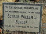 BURGER Schalk Willem J. 1857-1947