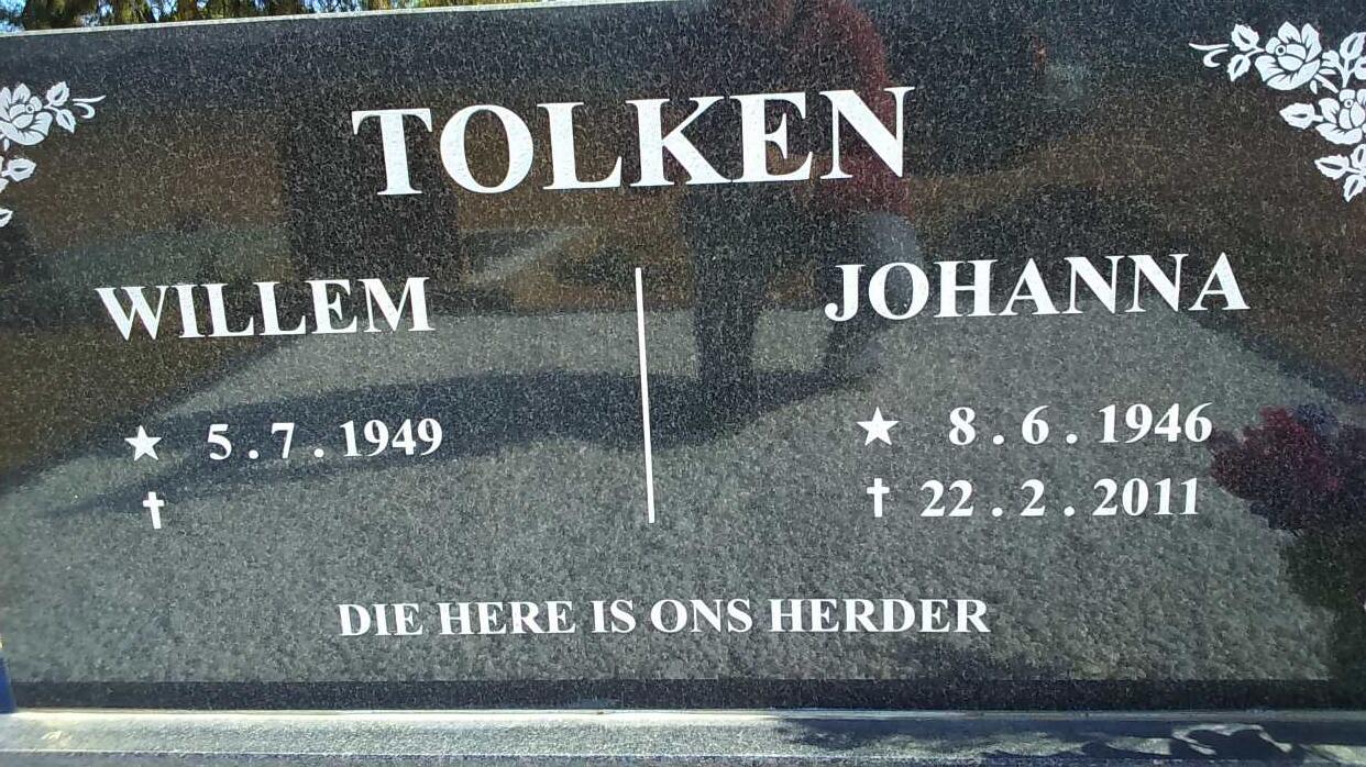 TOLKEN Willem 1949- & Johanna 1946-2011